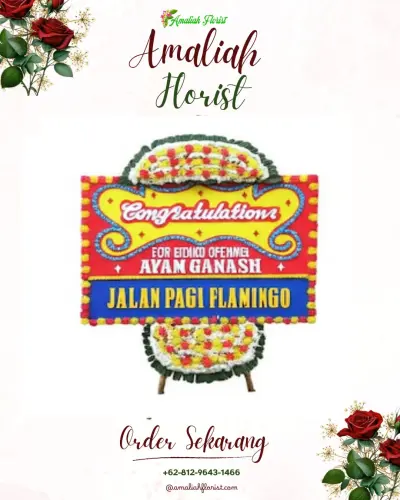 Bunga Papan Congratulation di Cigantang